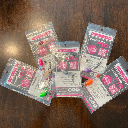 Fishin' Girl Pompano Rigs SAMPLE PACK!