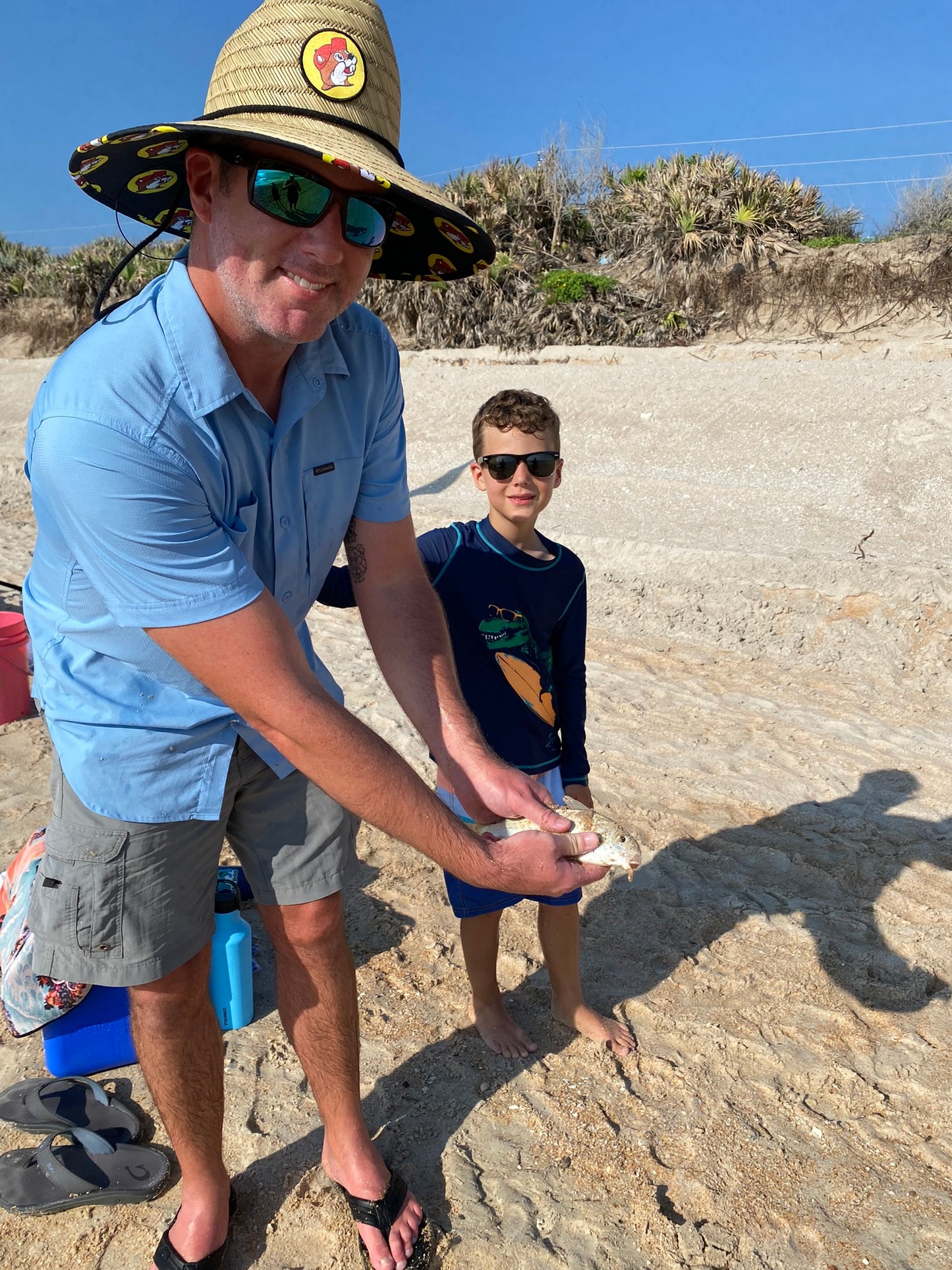 Beach Fishing Charter Deposit – Reserve Your Trip with Fishin’ Girl (Guided Surf Fishing)