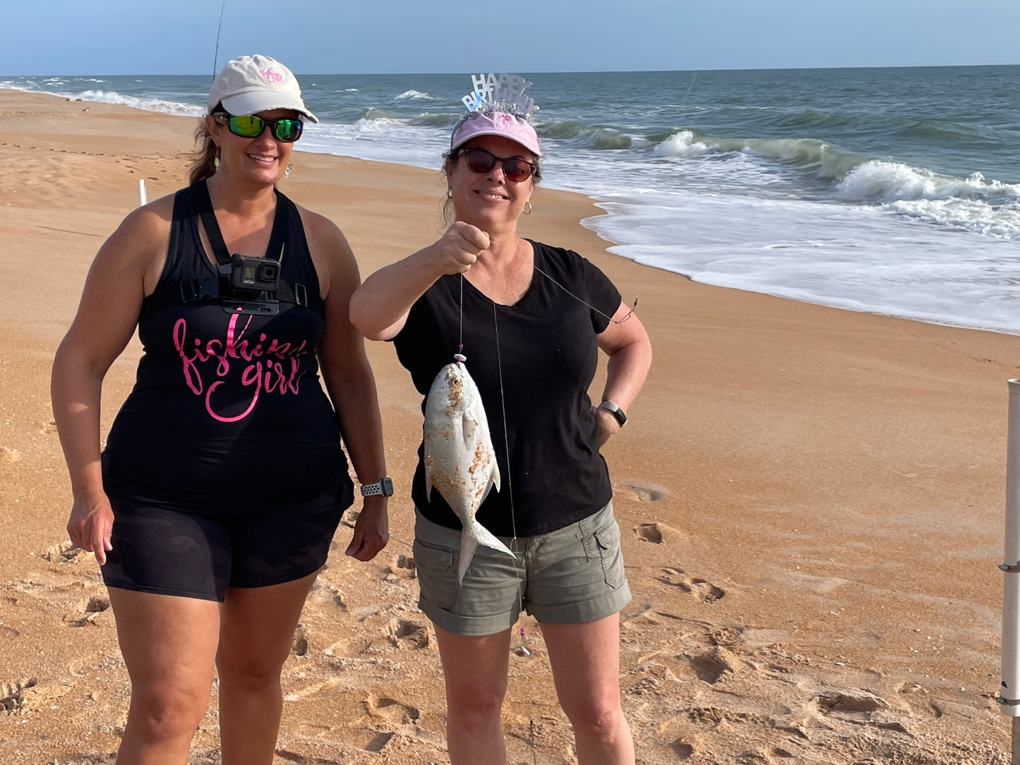 Beach Fishing Charter Deposit – Reserve Your Trip with Fishin’ Girl (Guided Surf Fishing)