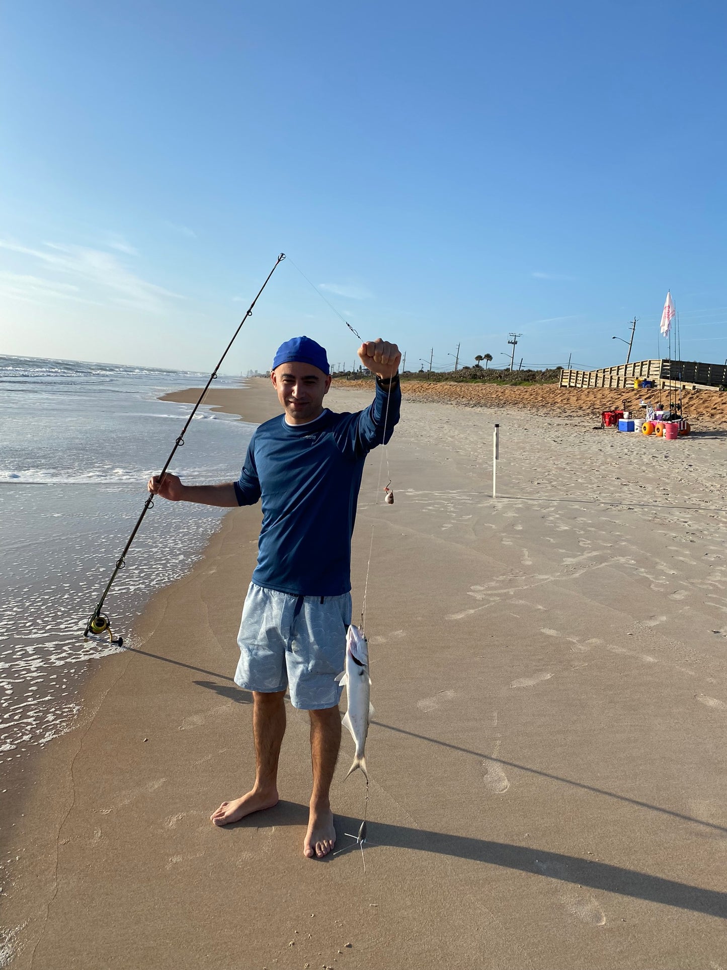 Beach Fishing Charter Deposit – Reserve Your Trip with Fishin’ Girl (Guided Surf Fishing)