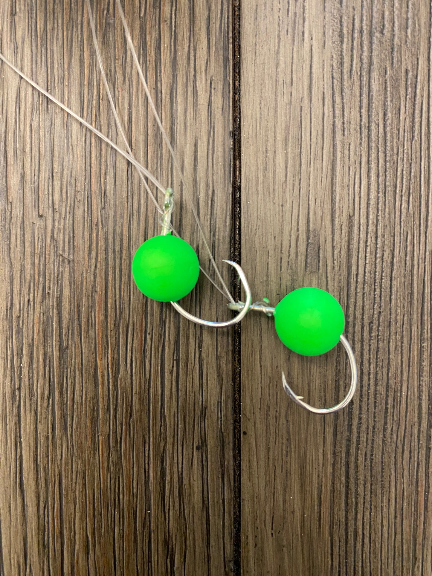 Green Pompano Surf Fishing Rig – 2 Hook Float Rig with Circle Hooks for Pompano, Whiting & More